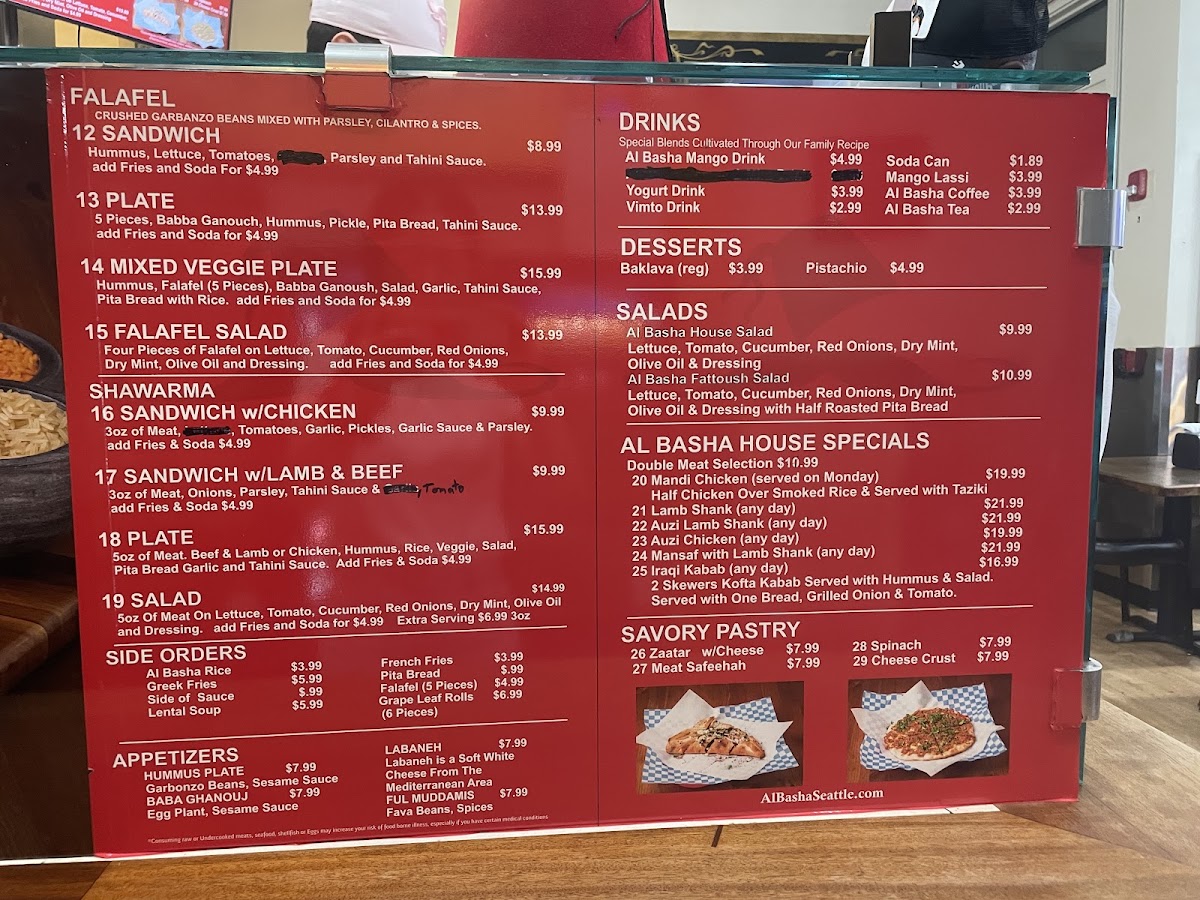 Al Basha Mediterranean Grill Menu - Image 1